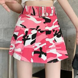 Streetwear Camouflage Women Skirt Summer Jupe Fashion Casual Summer Saia 2025 Faldas Mujer De Moda High Waist Pleated Y2k Skirts
