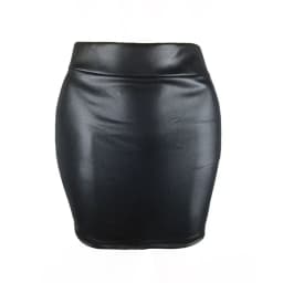 Leather Matte Slim Mini Sexy Fashion PU Hot Short High Waist Skirt Korean Nightclub Streetwear women Clothes юбка юбка женская