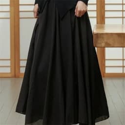 Female High Waisted Cotton Linen Maxi Skirt Women Leisure Bilayer Half Length Skirt New Chinese Style Lady Versatile Long Skirts