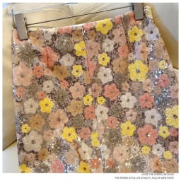 New Summer Fashion Skirt Women Colorful Sequins Floral Embroidered High Waist Slim A-line Elegant Party Skirts Clothing