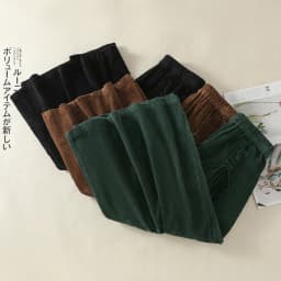 YZJNH 2024 Autumn New Half Length Skirt Women's Loose Corduroy Half Length Skirt Women's Elastic Waist Big Hem Velvet Long Skirt