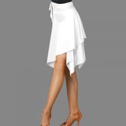 Latin Dance Apron Triangle Towel One-piece Adult Skirt Women Lace-up New Cha-cha Skirt Covering Hip ,Running Climbing Clothing