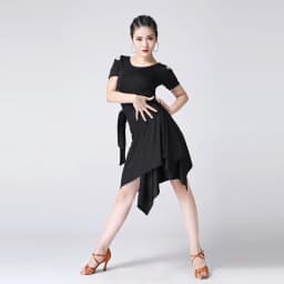 Latin Dance Apron Triangle Towel One-piece Adult Skirt Women Lace-up New Cha-cha Skirt Covering Hip ,Running Climbing Clothing
