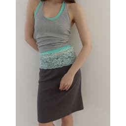 Women Vintage Lace Trim Mini Skirts Low Waist Fold Over Y2K Aesthetic Striped Patchwork Slim Fits Going Out Skirts Streetwear