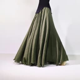 Sherhure 2026 Women Cotton And Linen Long Skirts Elastic Waist Pleated Maxi Skirts Beach Boho Vintage Summer Skirts Faldas Saia