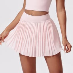Casual Sport Skirt Shorts with Pocket Women Summer Sexy Mini Pleated Skirts Korea Gym Fitness Skirt High Waist Tennis Skirt Pink