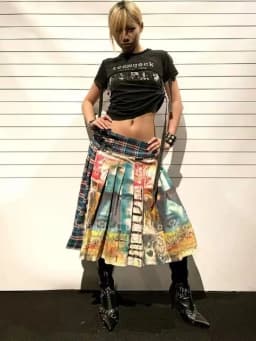 Spring Summer 2026 Women's Skirts Sexy Split Half Skirt Female Clothing Streetwear Printed Unique Design Skirt