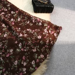 New Women Slim Elegant Skirts Vintage Floral Print A-line Mermaid Long Skirts Summer Streetwear High Waist Chiffon Holiday Skirt