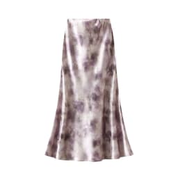 New In Chinese Style Ink Print Satin Long Skirts Women's 2025 Spring Summer Elegant High Waist Faldas
