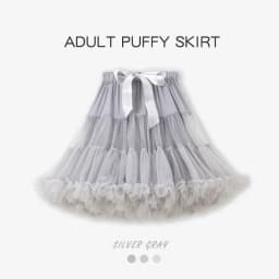Women's Fluffy Tulle Tutu Skirt Ballerina Pettiskirt for Girls Ballet Puffy Skirt Under Wedding Dress PP001 Hot Selling
