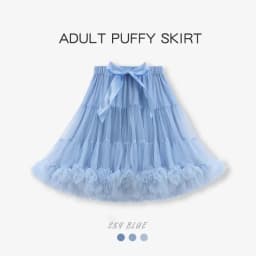 Women's Fluffy Tulle Tutu Skirt Ballerina Pettiskirt for Girls Ballet Puffy Skirt Under Wedding Dress PP001 Hot Selling