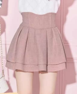 Japanese Skirts Mine Series Mass-produced Sweet Ruffle Pleated Plaid Skirt Women High Waist Slim Student Girl Skirt Culottes