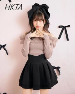 Japanese Skirts Mine Series Mass-produced Sweet Ruffle Pleated Plaid Skirt Women High Waist Slim Student Girl Skirt Culottes
