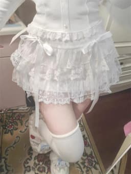 Japanese Kawaii Skirts Women 2000s Vintage Y2k Clothing Pink A-line Slim Lolita Mini Skirts Sweet High Waist Lace Outfits Summer