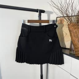 Summer 2023 Women's Golf Fashion Slimming Pleated Skirt Pants High Waist A-Line Short Skirts Stylish Golf Clothing for Ladies