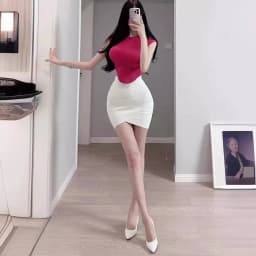 42CM Length Bandage Skirts Women Sexy High Waist Bodycon Mini Asymmetric Skirt Elastic High Street Evening Club Party Bottoms