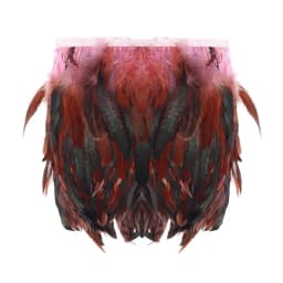 Womens Faux Feather Mini Skirt Elastic Mid Waist A-line Skirt Ladies Mardi Gras Outfit Festivals Carnival Dance Party Supplies