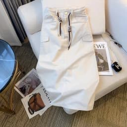 Skirt Women Women's Skirt Woman Clothing Workwear Skirt Women's Autumn Large Size High Waist Slim Pocket Joker Split Long Skirt