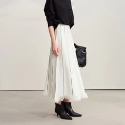Amii Women's Skirt 2026 Winter New Knitting Striped Tassel A-Line Skirts For Women Versatile Loose Clothing Ladies 12544168