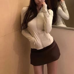 Gidyq Women Sexy Mini Skirts Summer Korean Fashion Female Slim Slit Skirts Y2K Casual All Match Student A Line Skirt New