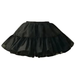 Women 25/35/45cm Skirt 1950s Bubble Skirt Double Layer Pleated Ruffled Petticoat Underskirt for Costume Party