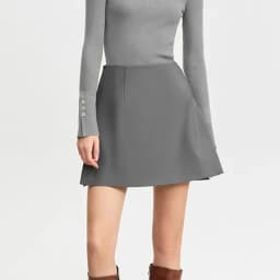 Women Simple Casual Shorts Skirts Korean High Waist Office Lady Commuting Straight A Line Skirts Solid All Match Female Skirts
