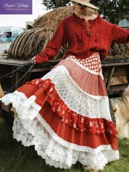Autumn French Fashion Y2K Vintage Pastoral Style Skirts Women Slim Plaid Print A-Line Cake Skirts Casual Elegant Pleated Skirts