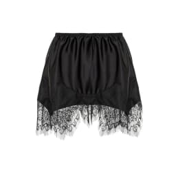 Womens Lace Trim Mini Skirt Mid Rise Short Skirt for Daily Life Club Party Summer Casual Stylish Retro Elegant Skirts