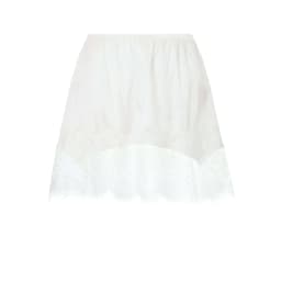 Womens Lace Trim Mini Skirt Mid Rise Short Skirt for Daily Life Club Party Summer Casual Stylish Retro Elegant Skirts
