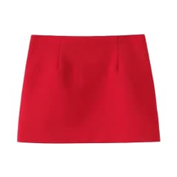 MUJER 2025 Pleated Mini Skirt Women Red High Waist Women's Skirt Cylinder Layered Short Skirts for Woman Chic Summer Women Skirt
