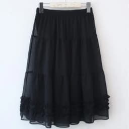 Summer New Pure Color High-End Gauze Skirt Half-length See-through Bordered Mushroom Lace Japanese Style Women's Inner Wear