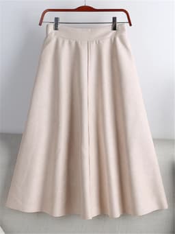 REALEFT New 2025 Autumn Winter Women Suede Midi Skirts High Waist Multi Color Elegant A-Line Skirts Umbrella Ladies Skirt Female