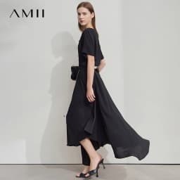 AMII Minimalist Office Lady Skirts Women 2026 New Summer Solid Loose Asymmetric Large A-line Skirt Female Fashion 12542168