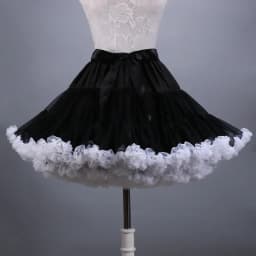 New Adult Short Tulle Pettiskirt Colorful Tutu Skirt Crinoline Jupon Saia for Women