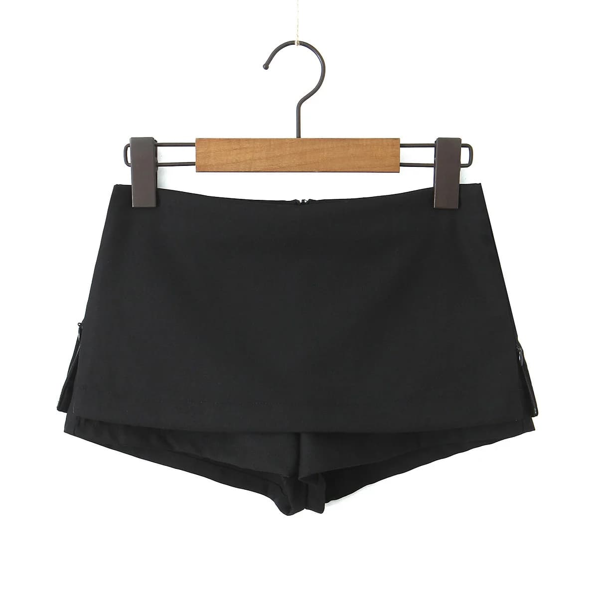 Black mini skirts for woman y2k Summer clothes 2025 pencil skirt low rise korean fashion skirt japanese micro skirts with shorts