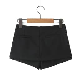 Black mini skirts for woman y2k Summer clothes 2025 pencil skirt low rise korean fashion skirt japanese micro skirts with shorts