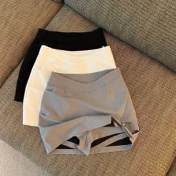 Y2K Fashion Irregular Mini Skirt for Women Korean High Waist Streetwear Slim Skirts Summer Sexy Tight Female A Line Skirts