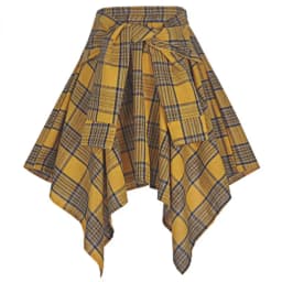 Plaid Skirt Women Pleated Lace-up Tie Mini Skirt Y2k Streetwear Harajuku Vintage Irregular Sports Street Women Fart Curtain