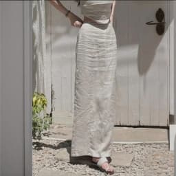 Limiguyue Cotton Linen Solid Skirt Women Design Elastic Waist Split Midi Skirts Spring Summer Straight Half Skirt Versatile 915P