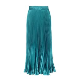 Fashion 2026 Spring Summer Women High Waist Polyester Solid Color Pleated Long Maxi Skirts Casual Women Clothing Outfits