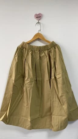 Limiguyue Vitnage A-line Midi Skirt Women Summer Literary Retro Cotton Skirt All Match Versatile Elastic Waist Loose Skirts E613
