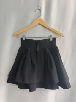 Japan Woolen Winter New Slim Skirts Ball Gown A-line Ruched High Waist Mujer Faldas All-match Preppy Casual Sweet Solid Skirt
