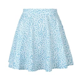 Summer new women' floral print skirt high waist umbrella mini skirt Female invisible zipper chiffon print short skirt women 2022