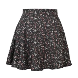 Summer new women' floral print skirt high waist umbrella mini skirt Female invisible zipper chiffon print short skirt women 2022