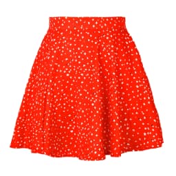 Summer new women' floral print skirt high waist umbrella mini skirt Female invisible zipper chiffon print short skirt women 2022
