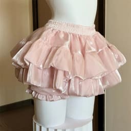 Sweet Satin Casual Elastic Waist New Short Skirt Women Summer Chic White Ruffle Cake Skirts Female Fashion Pretty Princess Skirt