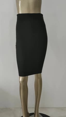 Womens Elegant Formal Skirts Knee Length Knit Bandage Skirt Pencil Office Ladies Bodycon High Street Party Skirts Korean Fashion