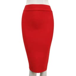 Womens Elegant Formal Skirts Knee Length Knit Bandage Skirt Pencil Office Ladies Bodycon High Street Party Skirts Korean Fashion