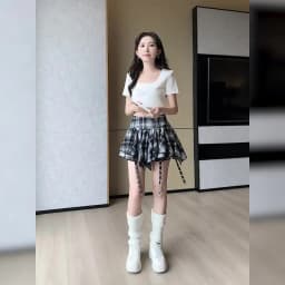 Sexy Plaid Pleated Mini Skirts For Women Y2k Casual Simple Korean Fashion Preppy Style Vintage Chic High Waist Faldas Hotsweet