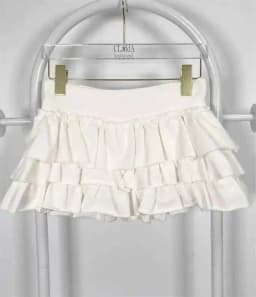 Sweet And Spicy Ballet F-length Skirt With Elastic Waist And Lace Hem Flared Cake-aped Ort Skirt For Young Women 8PO5